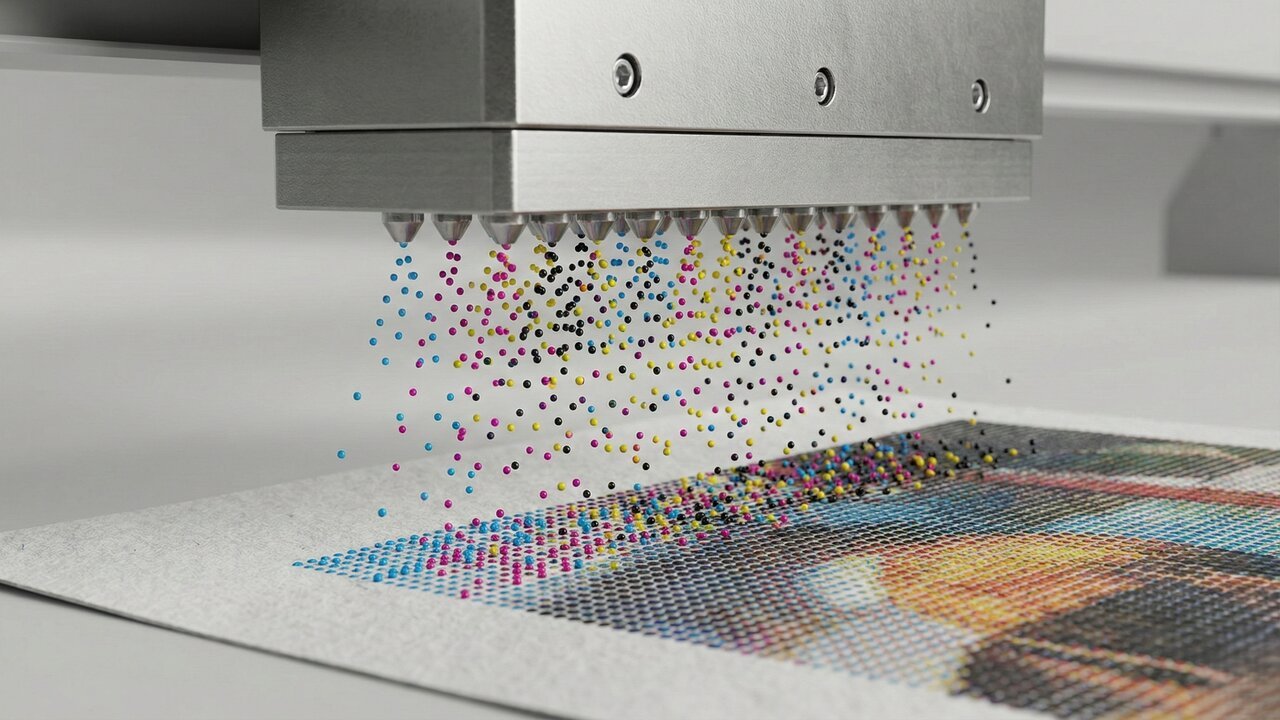 Com milhares de gotas minúsculas disparadas por segundo, é assim que a engenharia da sua impressora cria imagens perfeitas