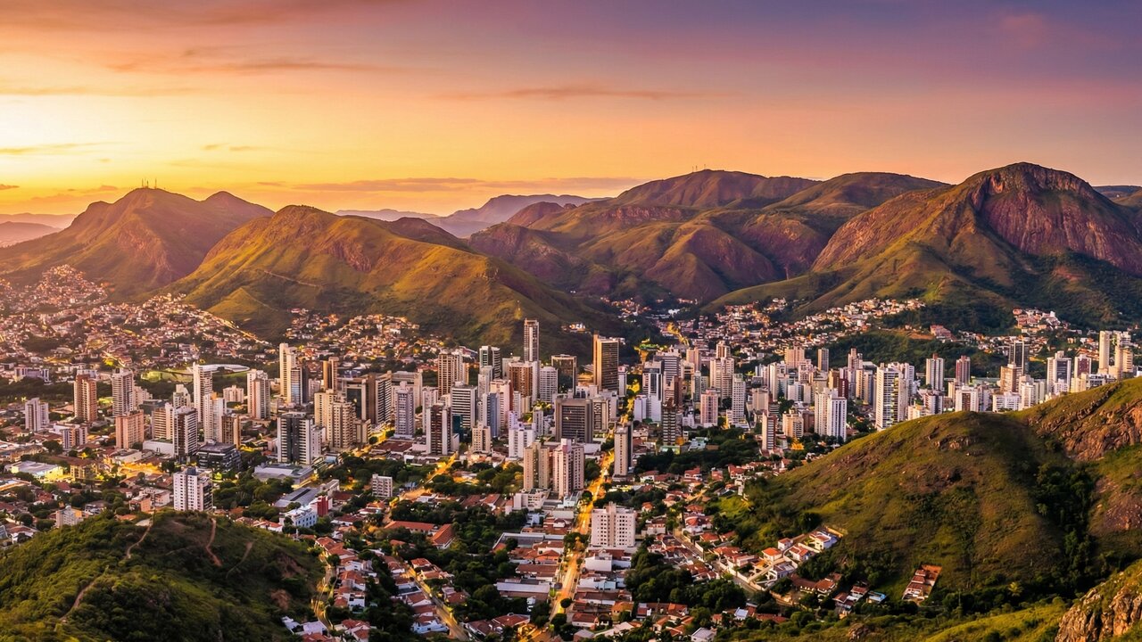 Capital de Minas Gerais, situada a 852 metros de altitude, é totalmente cercada por montanhas