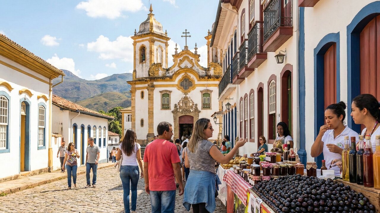 Mais antiga que a capital: cidade colonial preserva túneis subterrâneos e lendas do ciclo do ouro