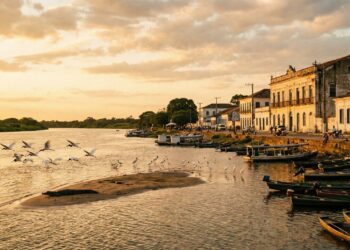 Cidade fundada em 1778, às margens do Rio Paraguai, é conhecida como a Capital do Pantanal