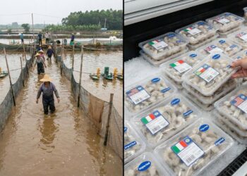 A jornada inacreditável de como um camarão radioativo pode ter chegado à mesa de milhares de pessoas