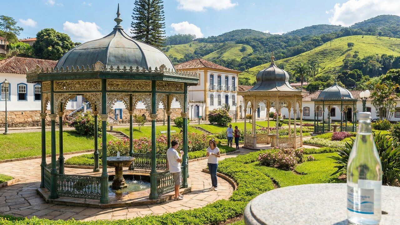 Cidade do Sul de Minas, situada a 895 metros de altitude, tem o maior complexo de águas do Brasil