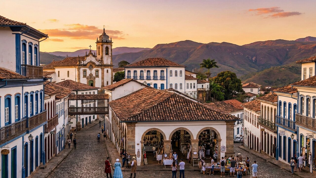 Cidade de MG, situada a 1.113 metros de altitude, é famosa por suas Vesperatas musicais