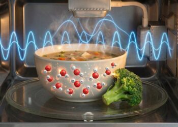A ciência das ondas invisíveis que agitam as moléculas e cozinham sua comida em minutos