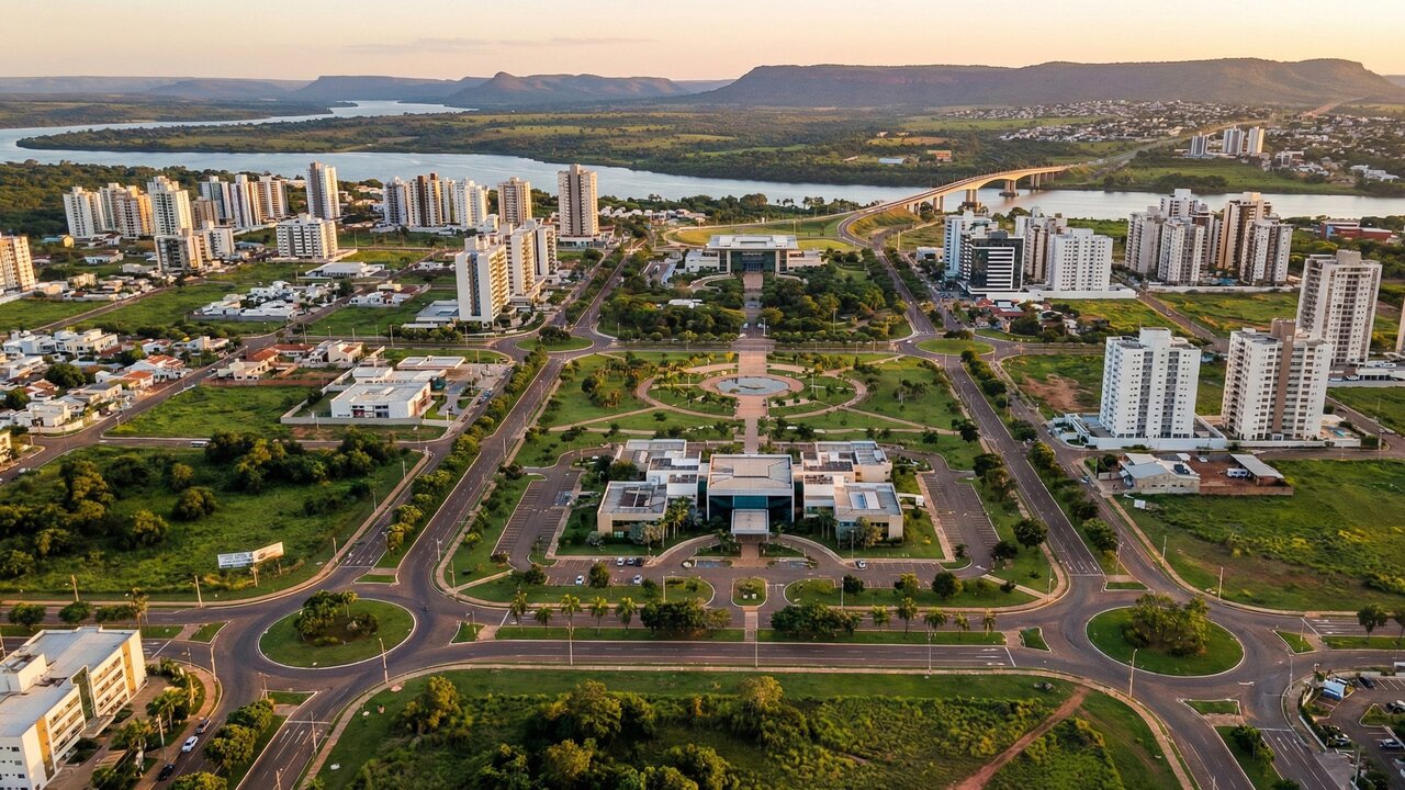 Fundada há pouco mais de 30 anos, a cidade foi criada para ser o coração administrativo do Tocantins