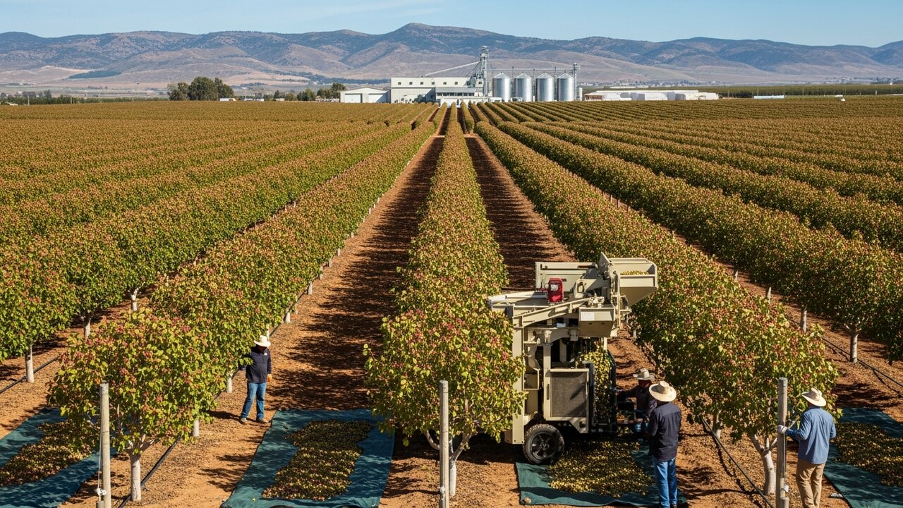 Mesmo com uma das piores secas da história, eles transformaram o deserto da Califórnia em um império bilionário de pistache