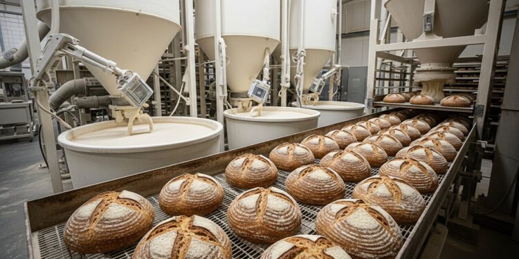 A linha de produção de pães que fatura bilhões usando fermentação natural
