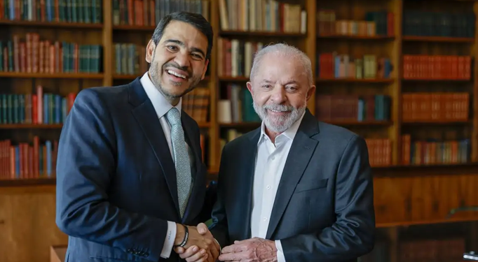 Lula e Jorge Messias