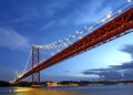 Com 1.013 metros de vão e 82 mil toneladas de aço, a Ponte 25 de Abril é um ícone da Europa