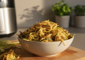 Se você busca um acompanhamento leve e saboroso, a abobrinha crocante na airfryer é a solução ideal para os dias corridos