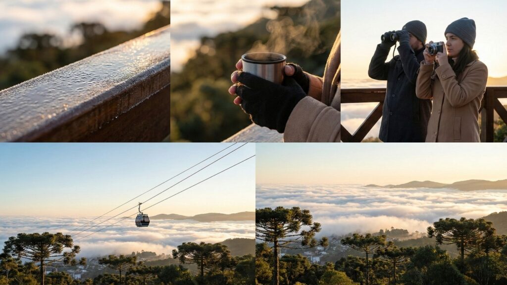 Com 1.628 metros de altitude, do interior de São Paulo combina clima frio, mirantes e comida típica de inverno