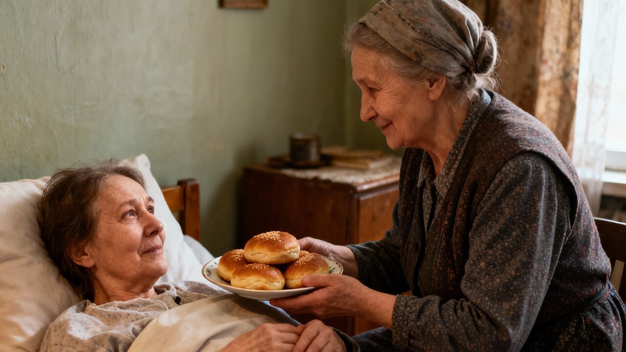Nas montanhas, onde a ajuda é rara, um casal de idosos cuida do vizinho doente
