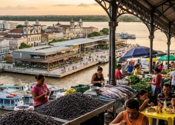 Metrópole da Amazônia, com mais de 400 anos, guarda os sabores e a cultura do mercado Ver-o-Peso