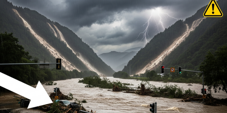 Alerta de chuva no Brasil: quase 200 municípios com chuvas de até 100 mm/dia e risco de deslizamentos