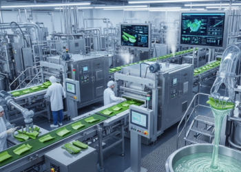 A tecnologia por trás da extração de gel de babosa em uma das maiores fábricas do mundo