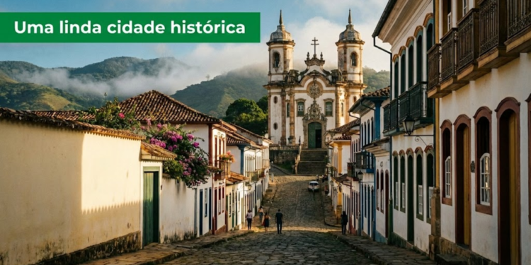 Cidade histórica de MG, a 1.179 metros de altitude, é famosa por suas ladeiras e igrejas barrocas