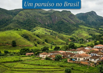 Menos de 100 habitantes e 52 cachoeiras: conheça o vilarejo "parado no tempo" a 100 km de BH que esconde um cânion de águas escuras e mata intocada