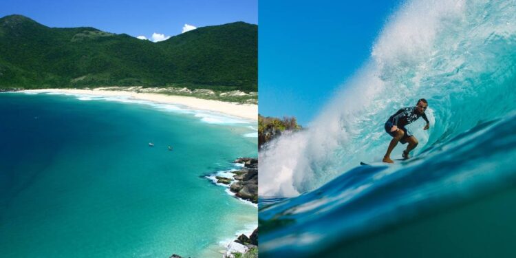 Cidade é ideal para surfistas e amantes de esportes aquáticos que buscam as melhores ondas