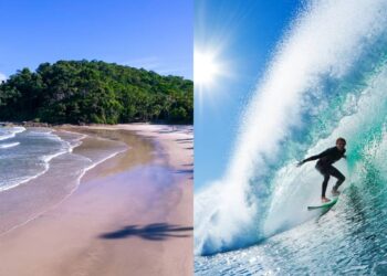 Cidade é ideal para surfistas e ecoturistas que buscam praias perfeitas e trilhas na Mata Atlântica