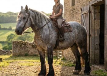 Cavalo de grande porte conhecido pela força, temperamento dócil e montaria extremamente estável