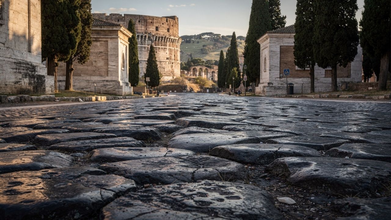 Com pedras milenares de 312 a.C., a estrada de 560 km que unia Roma a Brindisi virou a rainha das vias e o maior museu a céu aberto da engenharia
