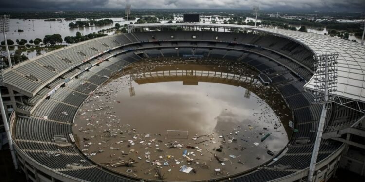 Com nível do mar subindo até 21 cm, o Maracanã corre risco de alagamentos constantes devido ao efeito de remanso nos rios Joana e Mangue