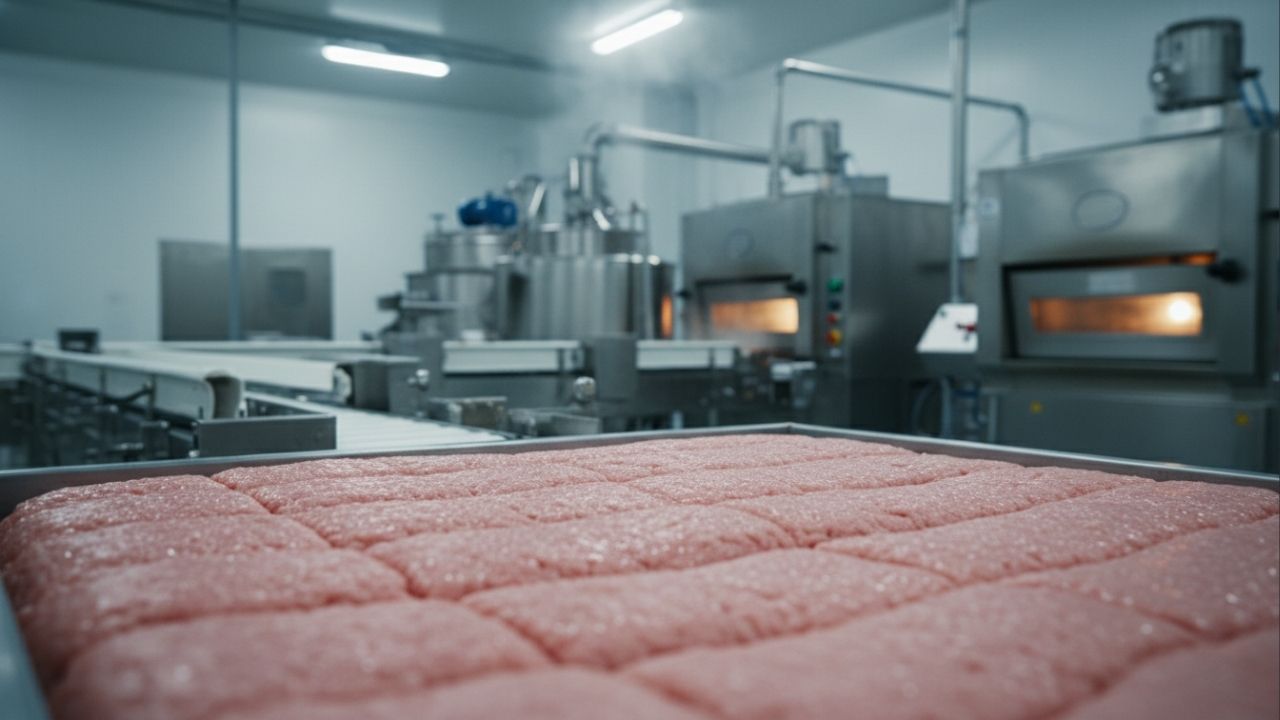 Com injeção de salmoura e cozimento lento a setenta e cinco graus, é assim que a perna do porco vira o presunto fatiado que você consome