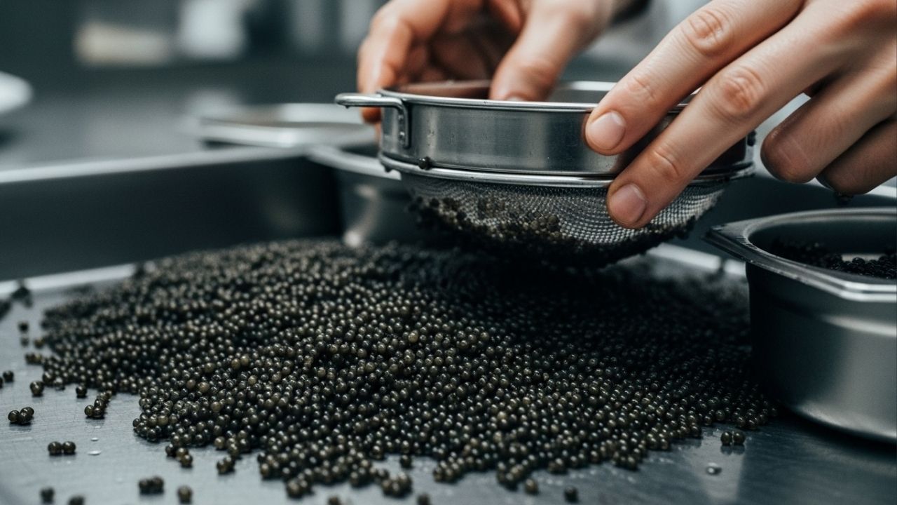 Com dez anos de maturação e uma salga precisa de três por cento, é assim que as ovas de esturjão viram o alimento mais caro do mundo