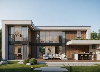 Residência com integração de cozinha, 2 quartos e área externa, deck e paisagismo, perfeita para conforto e convivência