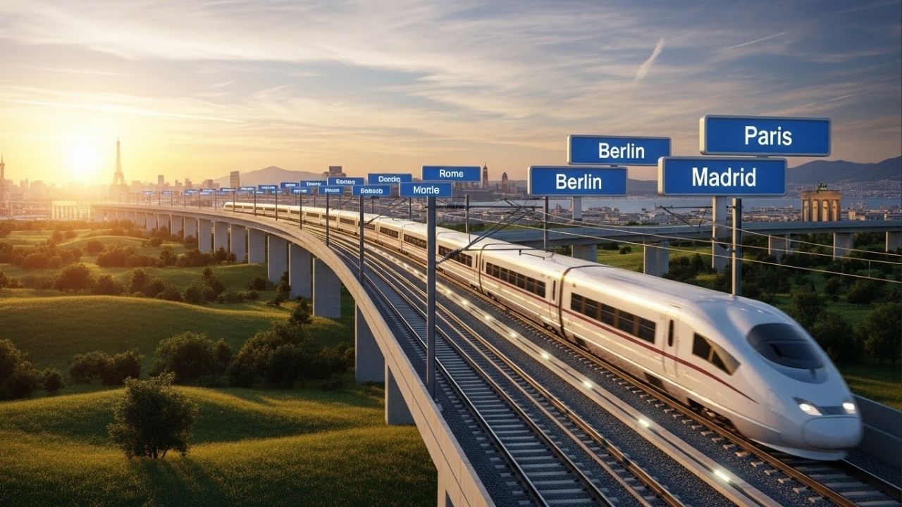 A nova linha de trem ultra-rápido que vai unir capitais conhecidas no mundo todo até 2030