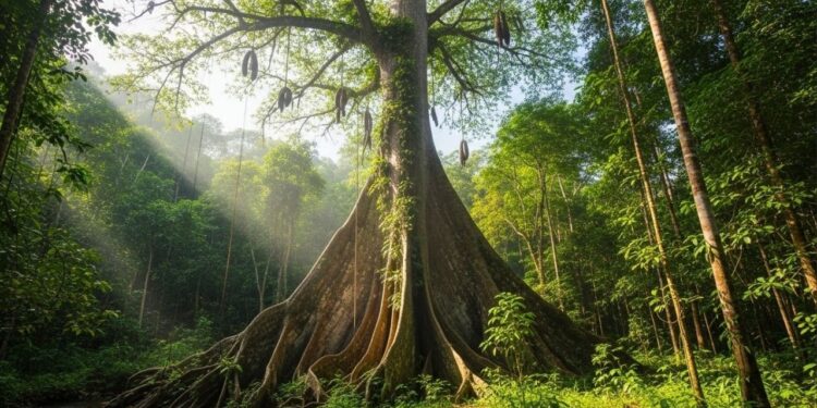 Com até 90m de altura e raízes gigantes, a Sumaúma virou a rainha da floresta e uma árvore sagrada na Amazônia