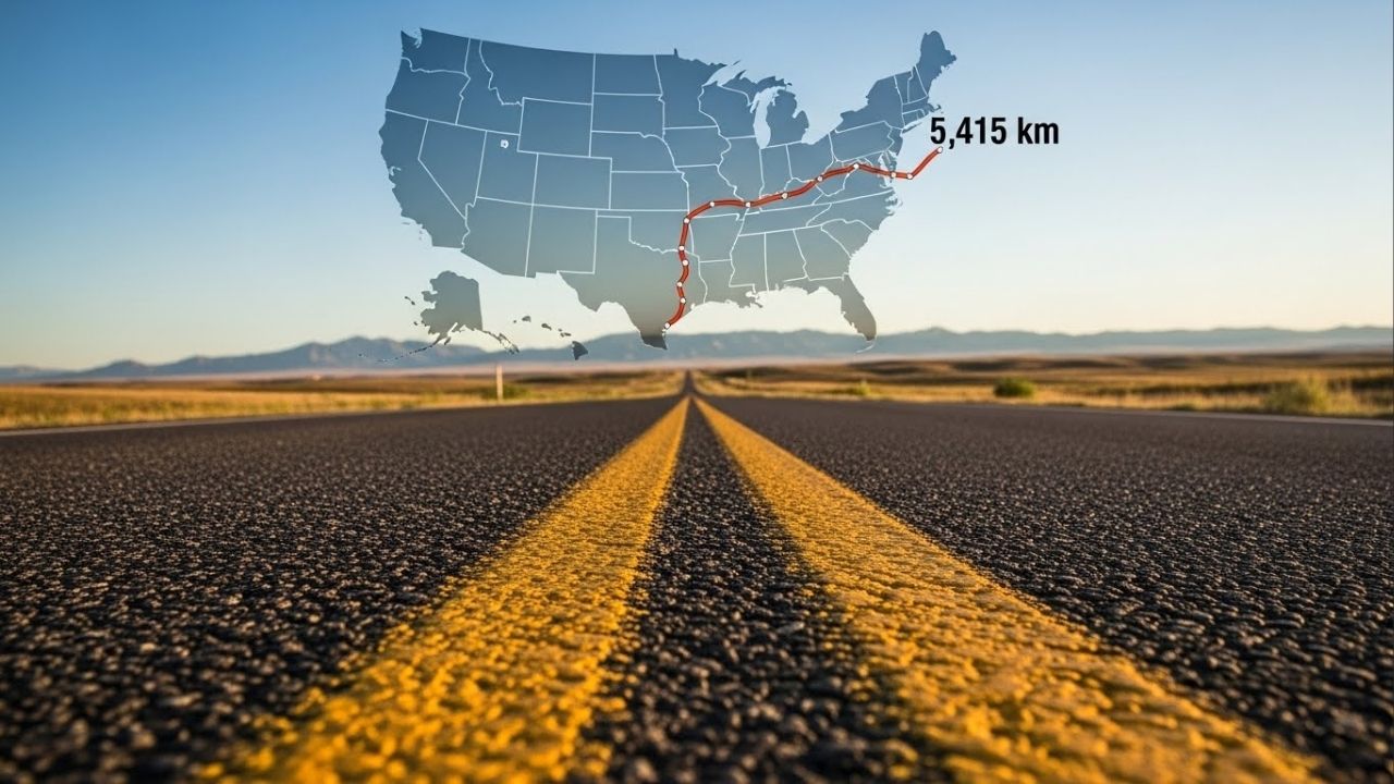 Cobrindo 5.415 km a US Route 20 é a estrada mais longa dos Estados Unidos e leva motoristas de Boston a Oregon cruzando 12 estados