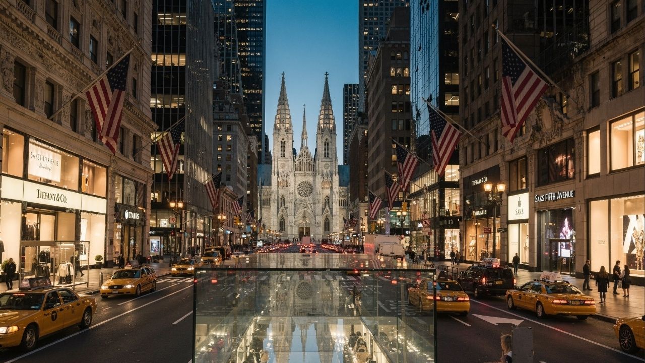 Com 10 km de extensão e as vitrines mais luxuosas do planeta, a 5ª Avenida em Nova York virou a rua mais cara e famosa do comércio mundial