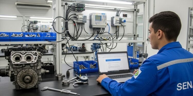 SENAI abre o cofre e libera lista oficial de cursos gratuitos 100% online que vai de IA e Mecânica a Gestão, capacitando brasileiros para a indústria moderna