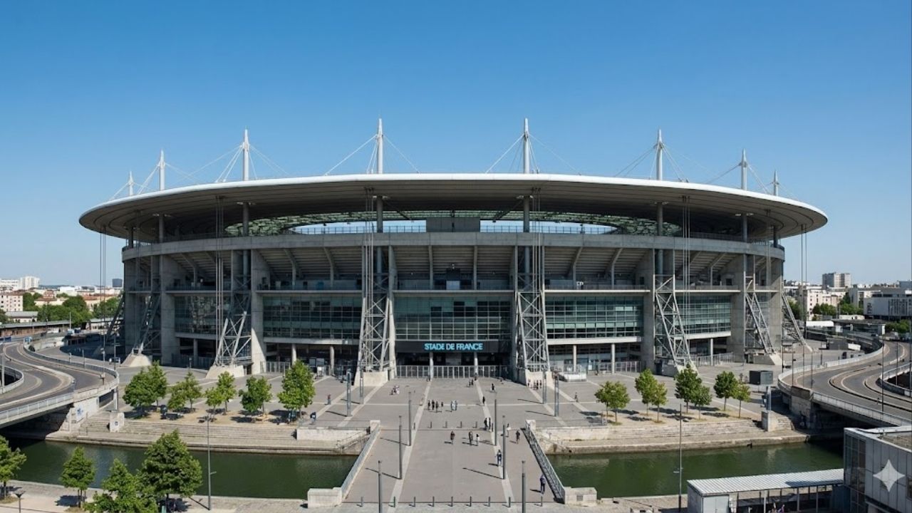 Com capacidade para 80 mil pessoas e tribunas móveis, o estádio nacional da França virou o palco lendário de finais de Copa do Mundo e Olimpíadas