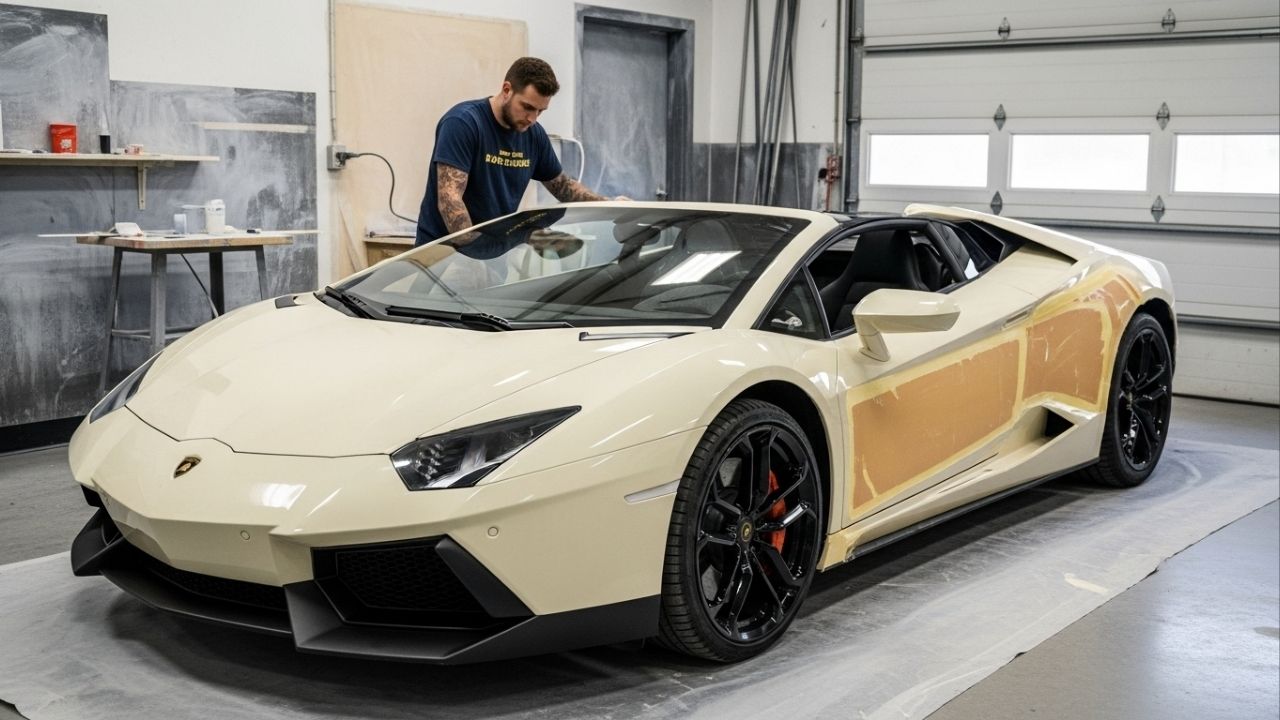 Homem constrói uma Lamborghini incrível feita em 10 meses na garagem de casa