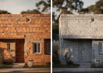 Bloco de concreto x tijolo: qual é mais barato para fazer uma casa térrea de 40 metros quadrados?