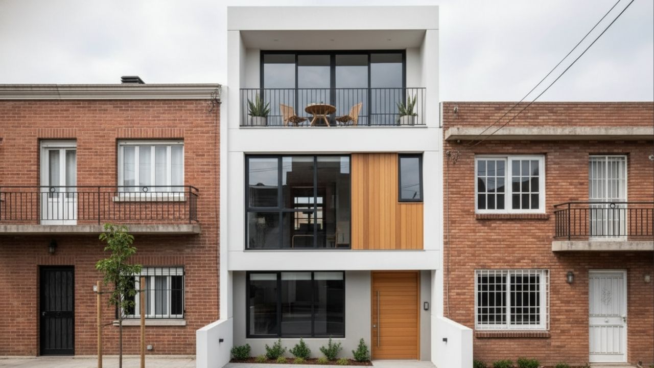 74 metros quadrados, sobrado compacto com 1 suíte e terraço descoberto