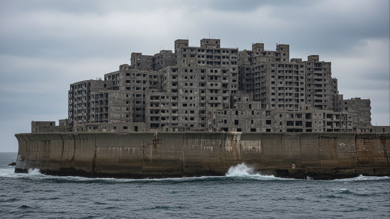 Essa ilha japonesa foi lar de milhares e hoje só resta concreto corroído pelo sal e pela memória difícil