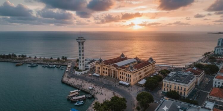 Com sua fachada de 1861 e 263 lojas de artesanato, o edifício neoclássico virou o maior símbolo turístico e comercial da Cidade Baixa em Salvador