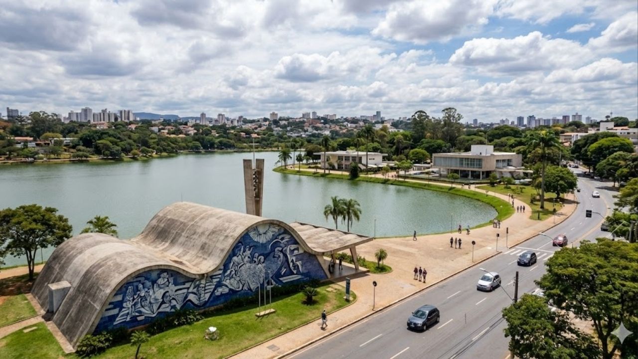 Mais que um cartão-postal, a Pampulha é um laboratório vivo de arquitetura, arte e paisagismo tropical