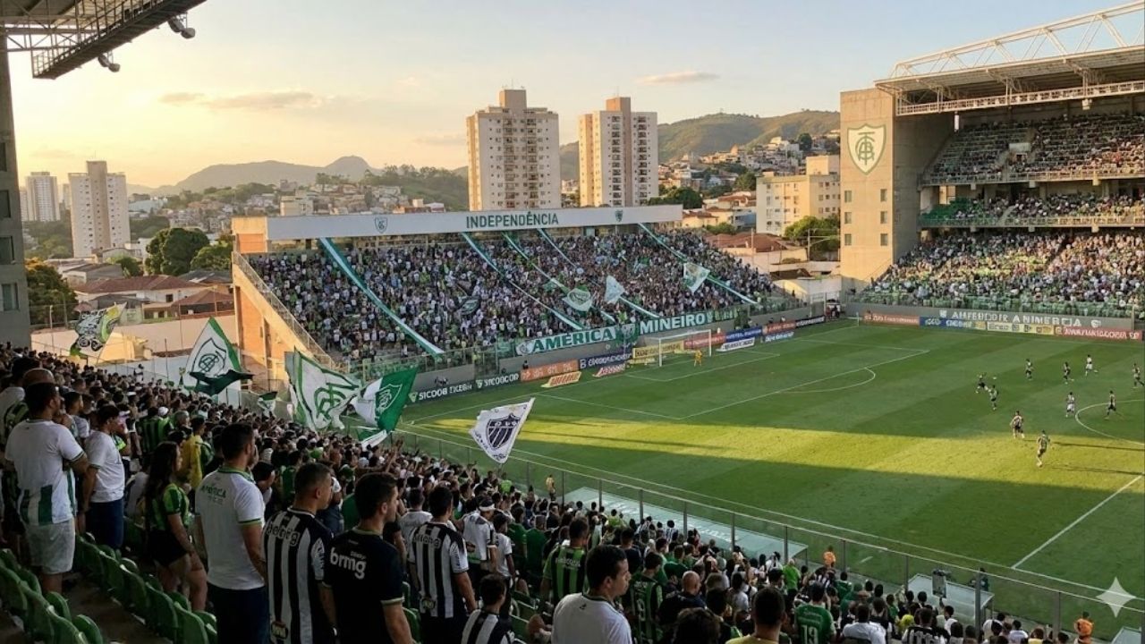 Com arquibancadas de 45 graus de inclinação e 23 mil lugares, a arena de Belo Horizonte virou o caldeirão mais tecnológico e vibrante de Minas