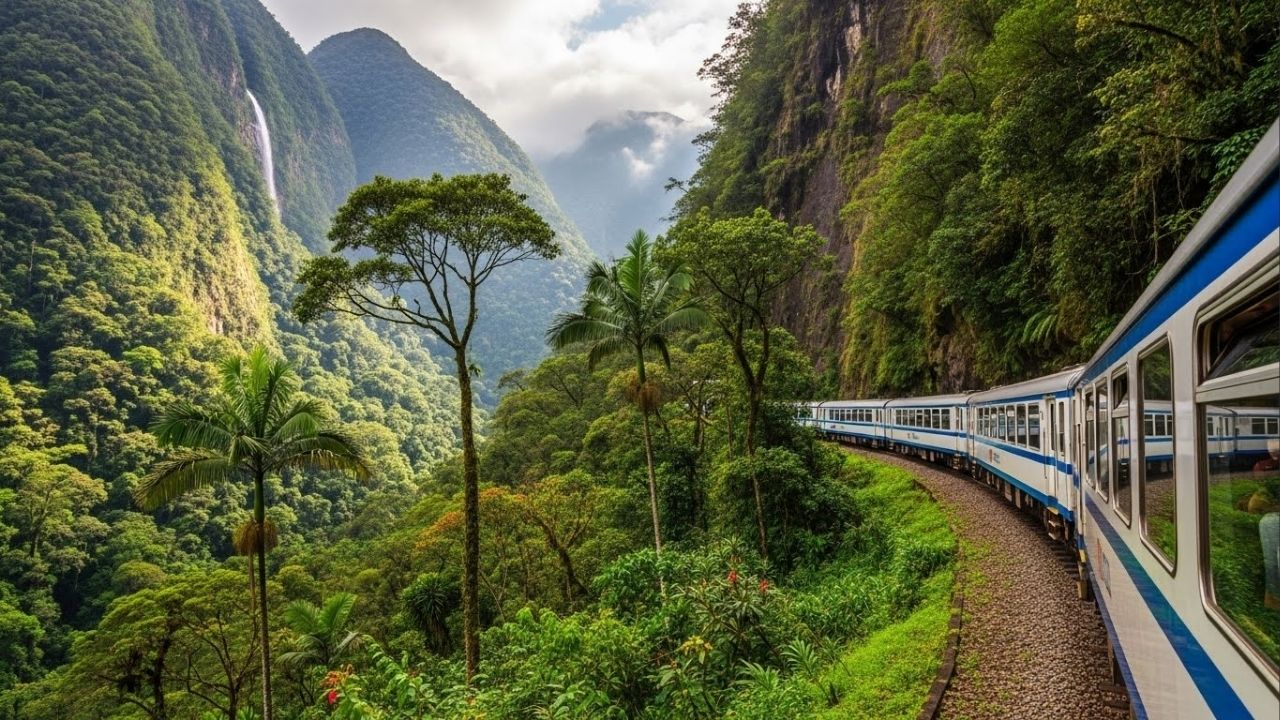 Com 664 km de trilhos, essa é a única viagem diária de trem do Brasil que dura 13 horas e cruza dois biomas