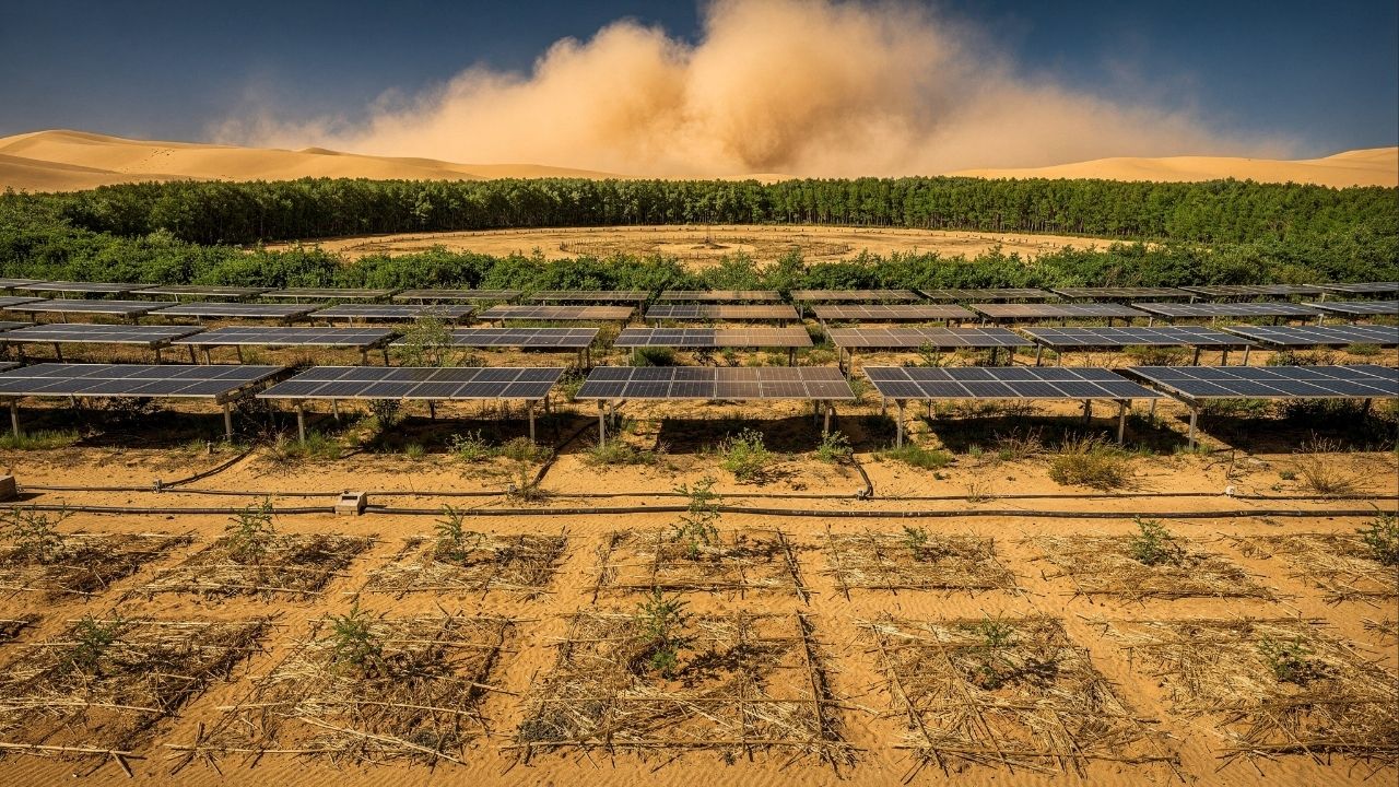 China usou 30 milhões de hectares para construir nova Grande Muralha "Verde" com objetivo de parar um deserto