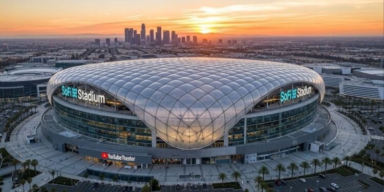 Com custo de US$ 5,5 bilhões e um telão 360º, a arena virou o estádio mais caro e tecnológico já construído no mundo