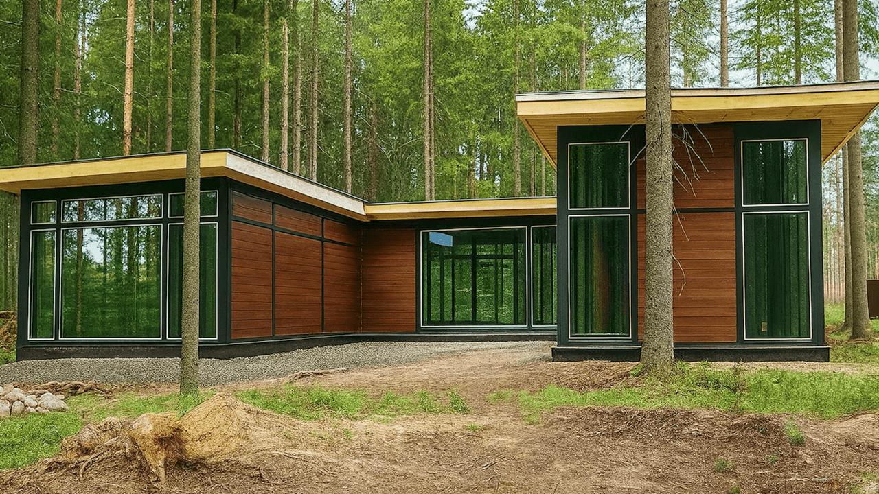 Eles construíram uma casa inteira em apenas 1 dia e agora é referência em moradia moderna