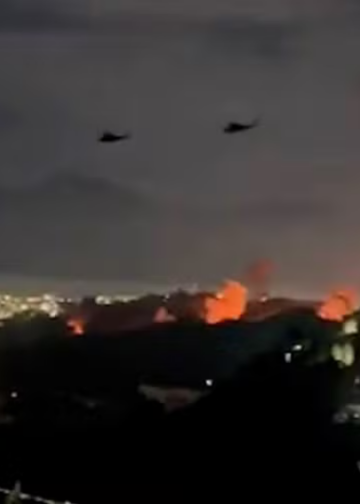 Ataques dos EUA à Venezuela (Foto: Reprodução TV)