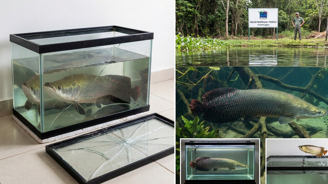 Eles crescem tanto que um aquário comum se torna pequeno demais para eles