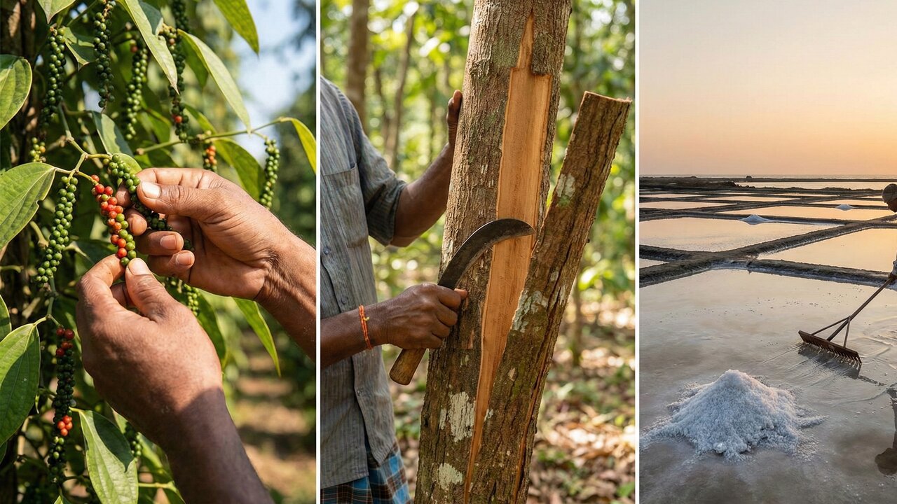 A jornada de toneladas de especiarias, da colheita ao processamento na fábrica que abastece o mundo