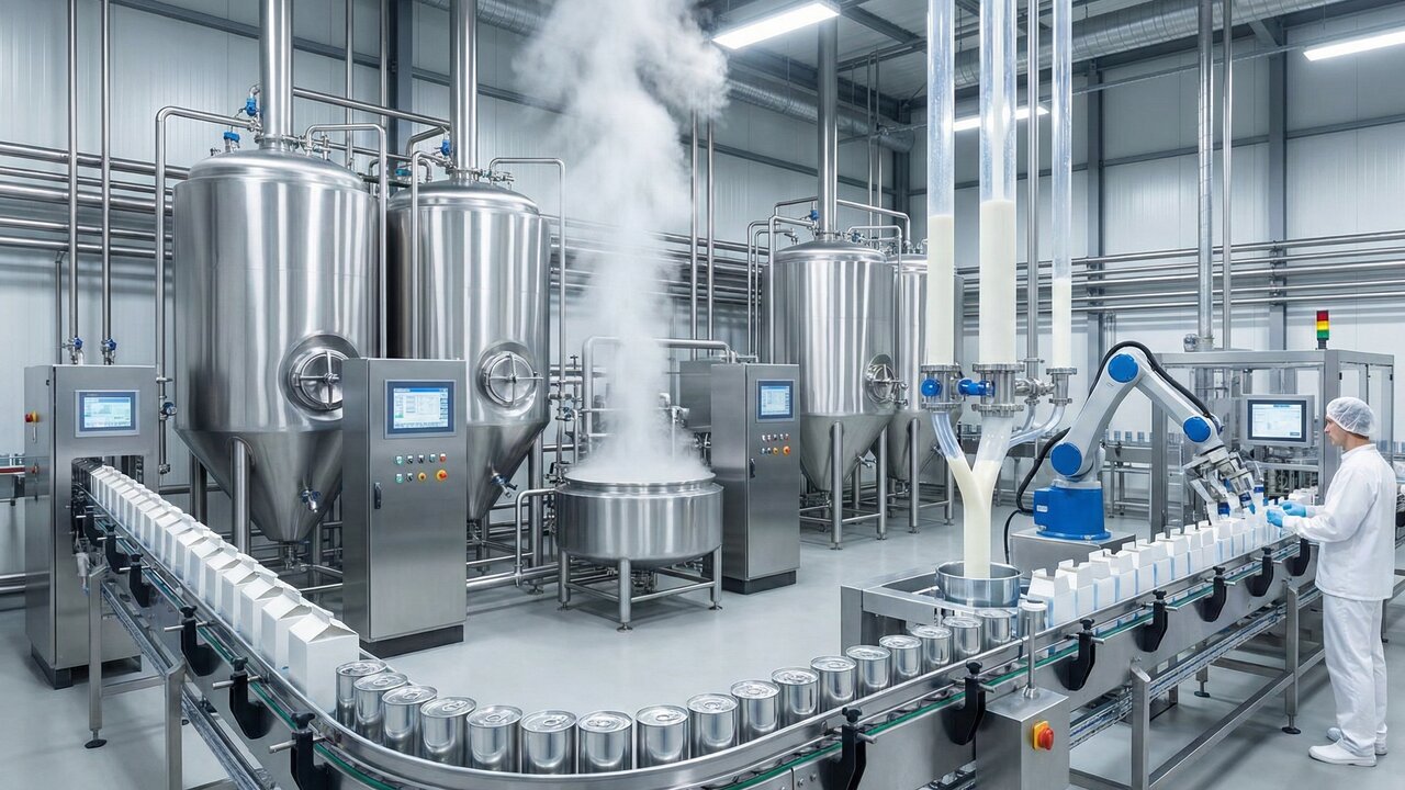 A transformação do leite em um dos doces mais amados: assim é feito o leite condensado